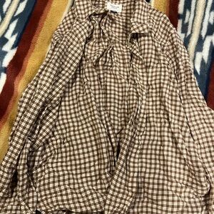 American Eagle Brown Flannel